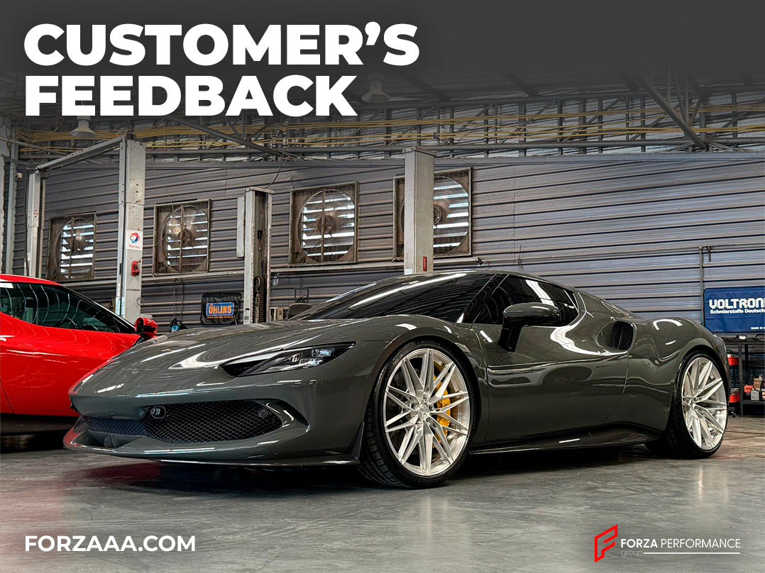 FORZA PERFORMANCE 21 22 INCH FORGED WHEELS RIMS for FERRARI 296 GTB 2021 custom fit VOSSEN S21-02