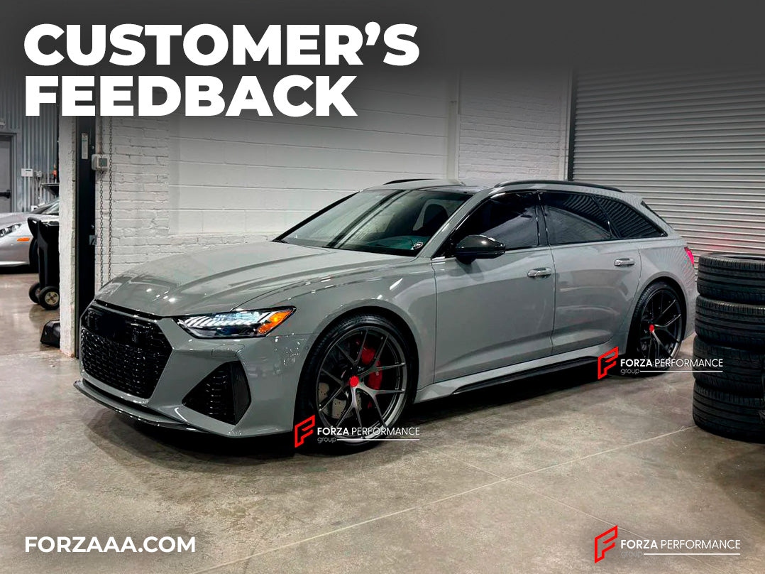 FORZA PERFORMANCE 22 INCH FORGED WHEELS RIMS for AUDI RS6 C8 2023 custom fit BBS FI-R