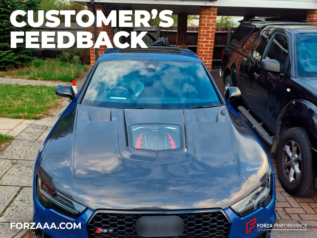 AUTHENTIC DARWINPRO HOOD BONNET for AUDI RS7 4G FACELIFT 2014 - 2018: Customer's Feedback