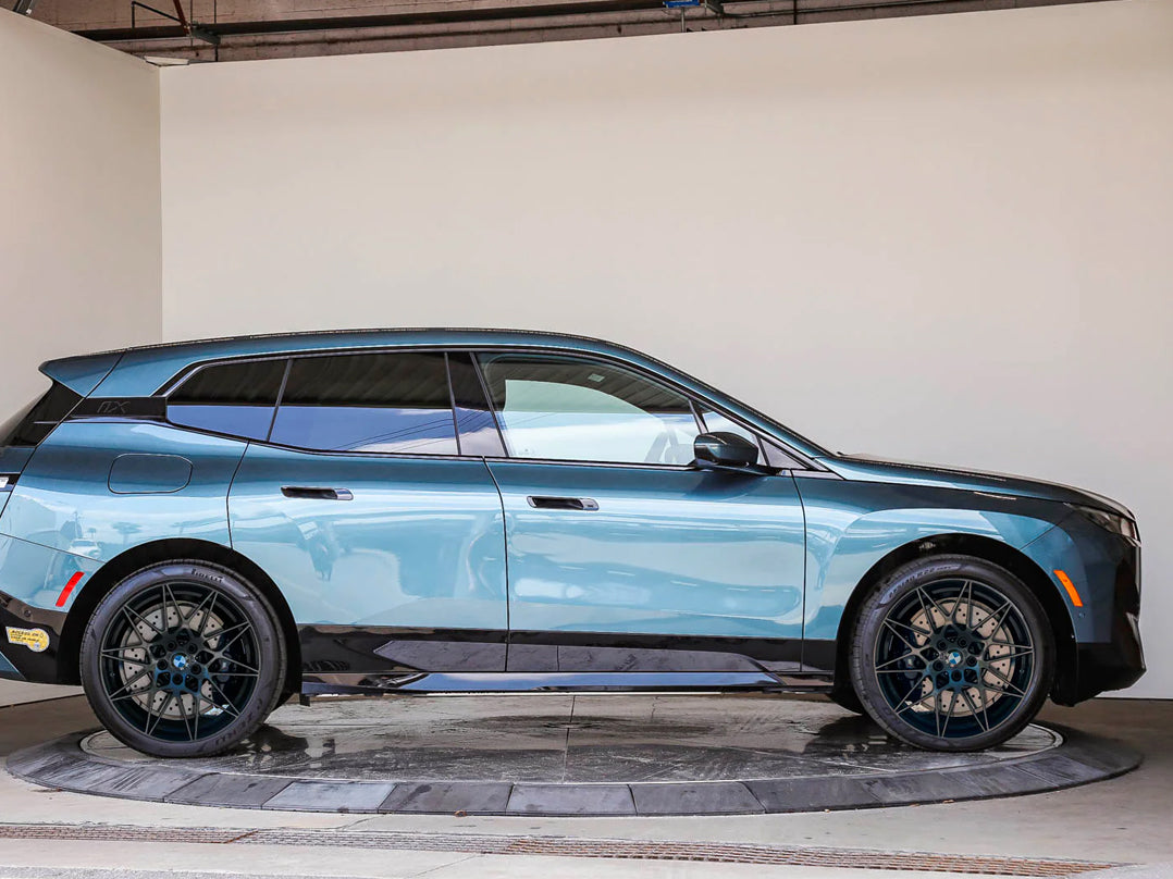 BMW iX Mock-up with 666M Custom Forged Wheels