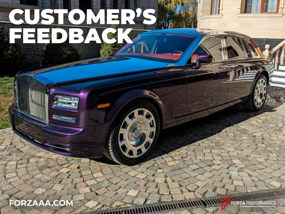 CONVERSION FACELIFT BODY KIT for ROLLS ROYCE PHANTOM 2004-2012 6th GEN UPGRADE to 2012-2017 7th GEN: Customer's Feedback