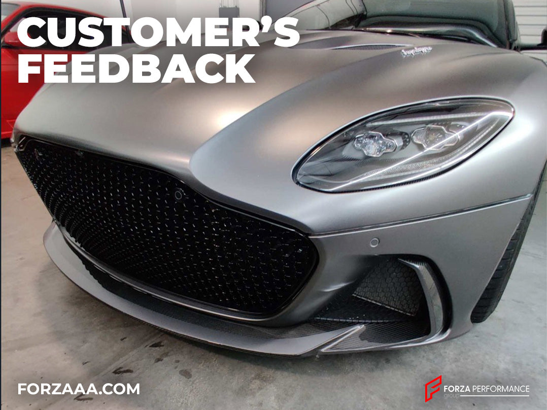 DRY CARBON FRONT LIP for ASTON MARTIN DBS SUPERLEGGERRA AM7 2020: Customer's Feedback
