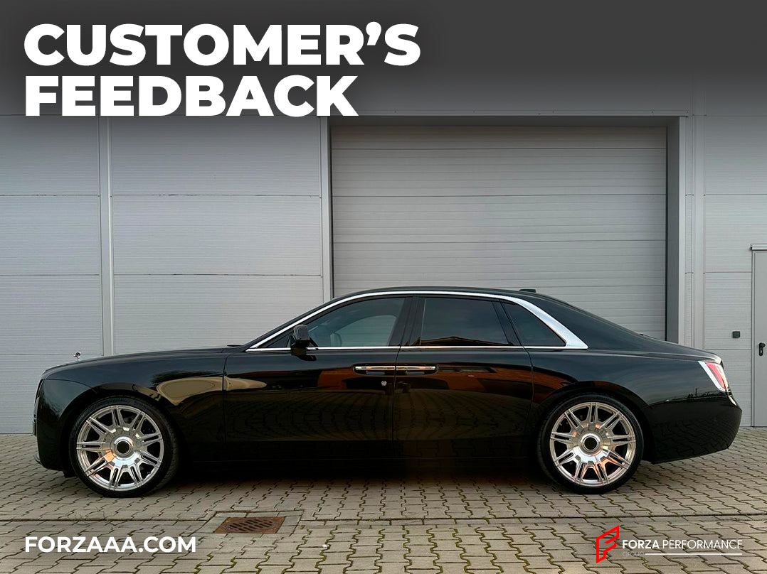 22 INCH FORZA PERFORMANCE FORGED WHEELS RIMS for ROLLS ROYCE GHOST 2023 custom fit NOVITEC VOSSEN SP2