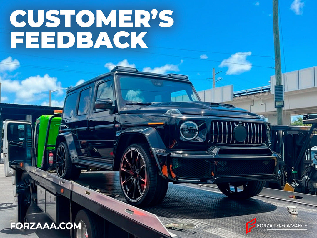 WIDE BODY KIT for MERCEDES-BENZ G-CLASS W464: Customer's Feedback