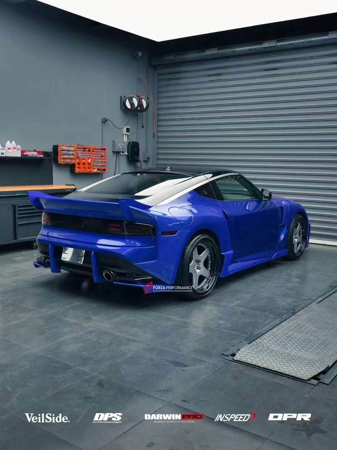 AUTHENTIC VEILSIDE FFZ400 BODY KIT for NISSAN Z RZ34 400Z 2024  Set includes:  Front Bumper with Front Lip Hood Side Skirts Fender Flares Rear Bumper Covers Rear Spoiler