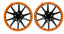 18 INCH BEADLOCK FORGED WHEELS RIMS for MCLAREN 720S 2019 custom fit OEM 720S STYLE 10 SPOKE WHEELS