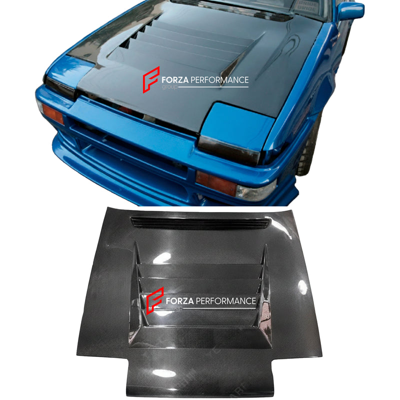 CARBON FIBER HOOD BONNET for TOYOTA AE86 TRUENO 1984 - 1987