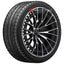 20 INCH FORGED WHEELS RIMS for MERCEDES BENZ CLE300 CLE450 CLE53 AMG COUPE C236 A236 2023+ custom fit OEM black matt cross-spoke