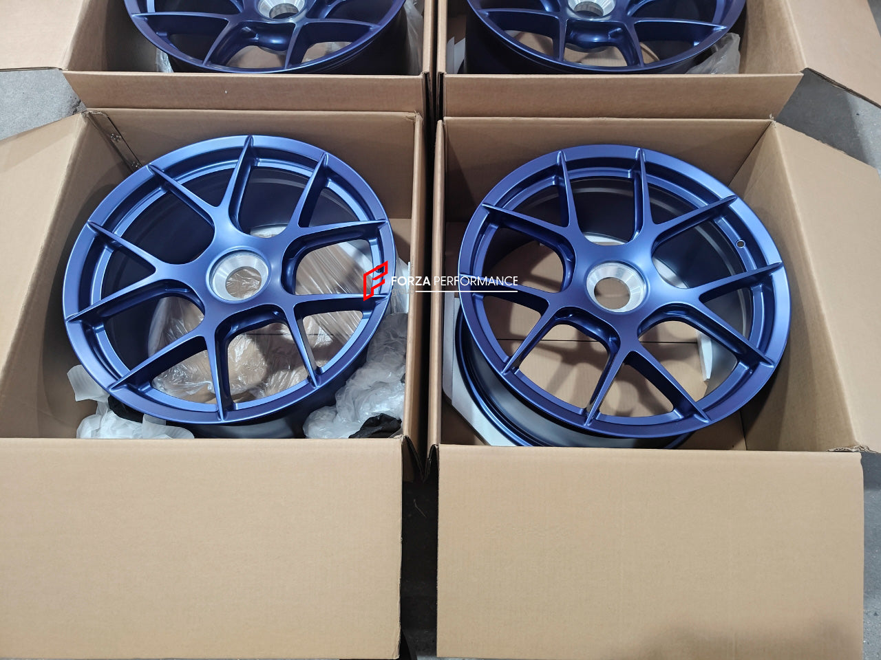 FORZA PERFORMANCE 20 INCH FORGED WHEELS RIMS for PORSCHE 911 992 GT3RS custom fit OEM DESIGN