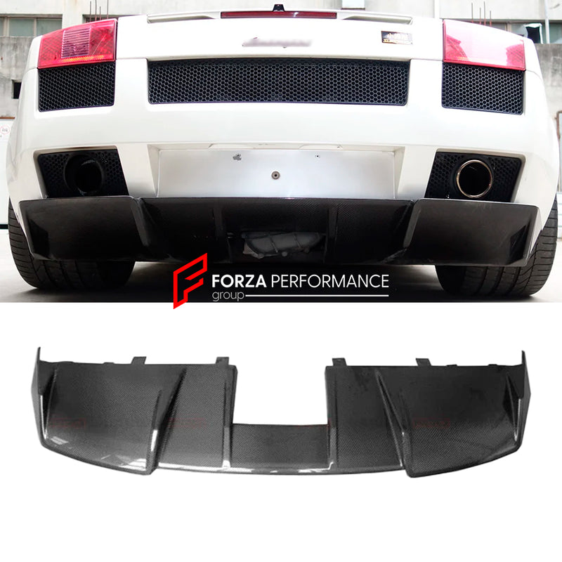 AUTHENTIC DARWINPRO CARBON REAR DIFFUSER for LAMBORGHINI GALLARDO 2004 - 2008