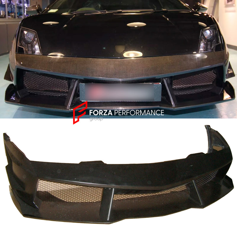 CARBON FRONT BUMPER for LAMBORGHINI GALLARDO LP550 LP560 LP570 LP570-4 2008 - 2014