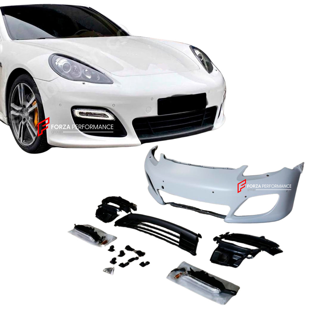 BODY KIT for PORSCHE PANAMERA 970 2010 - 2013 TURBO GTS FACELIFT STYLE
Set includes:
Front Bumper Assembly
Material: Plastic
NOTE: Professional installation is required. Factory LED DRL must be reused
Payment ►
Visa
Mastercard
PayPal with a credit card (add 4.4% at checkout)
Payoneer
Cryptocurrency
Shipment ►
By express DHL/UPS/TNT/FedEx
To the local international airport
Special line by air
Special line by the sea
To Europe and the UK by train
Please let us know which shipping option you prefer.