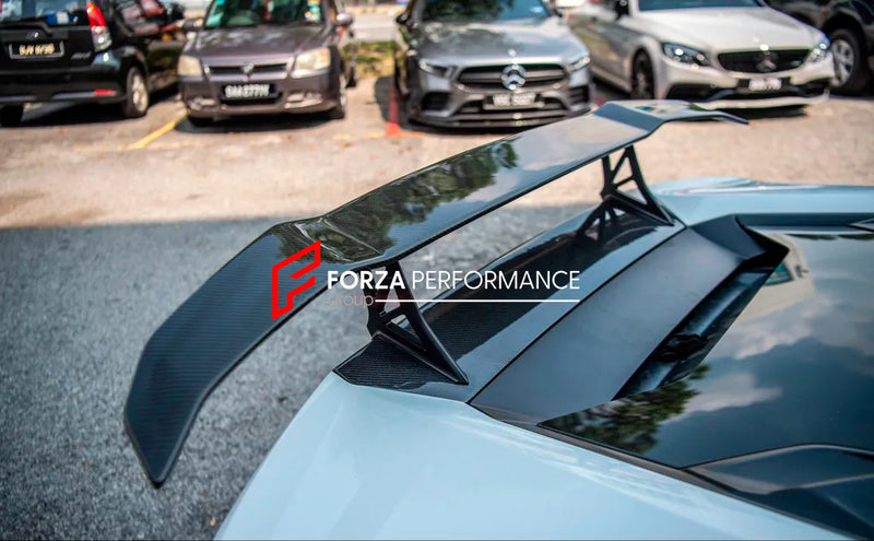 CARBON REAR WING SPOILER for LAMBORGHINI HURACAN LP610-4 LP580-2 2014 - 2019