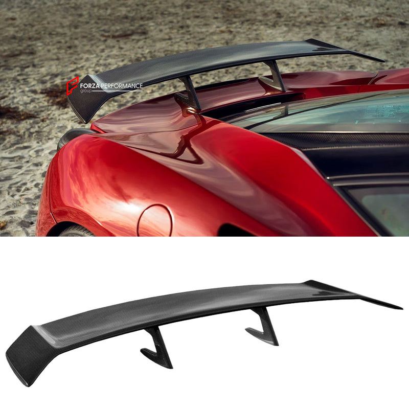 CARBON REAR WING SPOILER for FERRARI 488 SPIDER 2015 - 2019