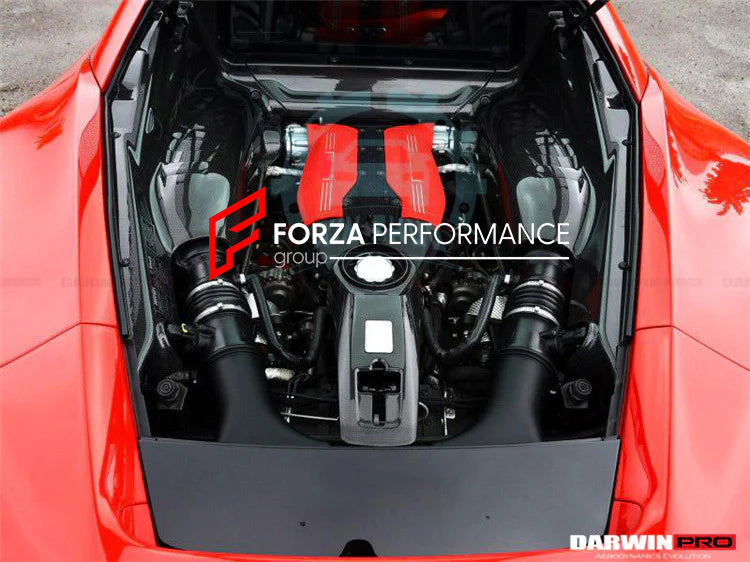 AUTHENTIC DARWINPRO CARBON FIBER AIRBOX for FERRARI 488 GTB SPIDER FERRARI F8 TRIBUTO 2015 - 2022