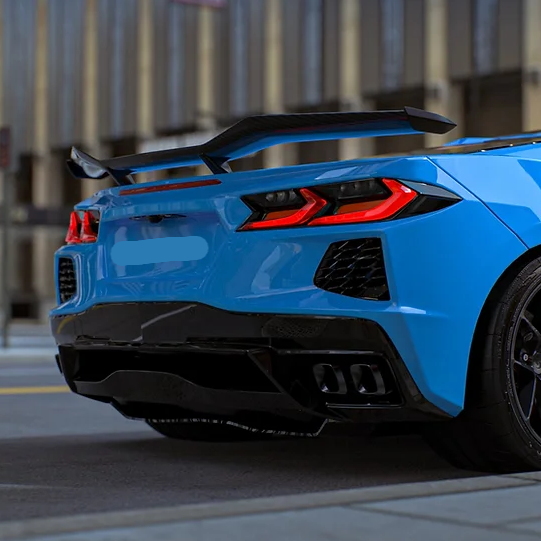 Z06 STYLE CARBON REAR SPOILER for CHEVROLET CORVETTE C8 STINGRAY 2020+