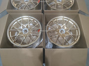 21 INCH CENTERLOCK FORGED WHEELS RIMS for PORSCHE 991 992.1 TURBO S 2024 custom fit OEM 992 RS