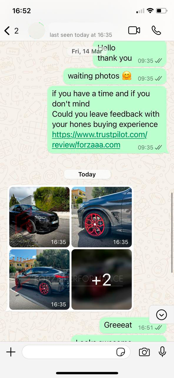 21 INCH FORGED WHEELS RIMS FOR BMW X4M COMPETITION F98 2021 custom fit VOSSEN HC-3