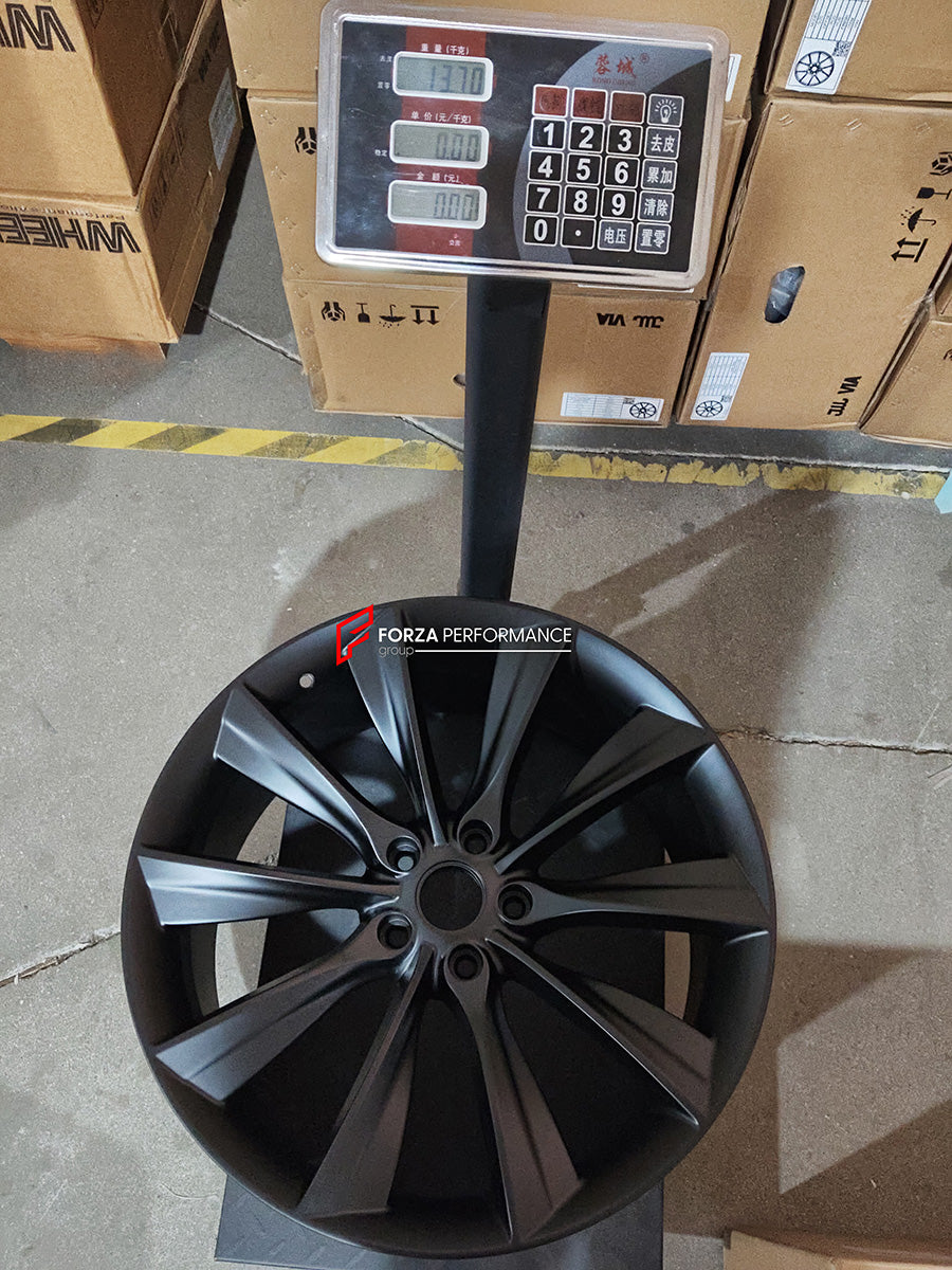 21 INCH FORGED WHEELS RIMS for TESLA MODEL S PLAID REFRESH 2024 custom fit OEM