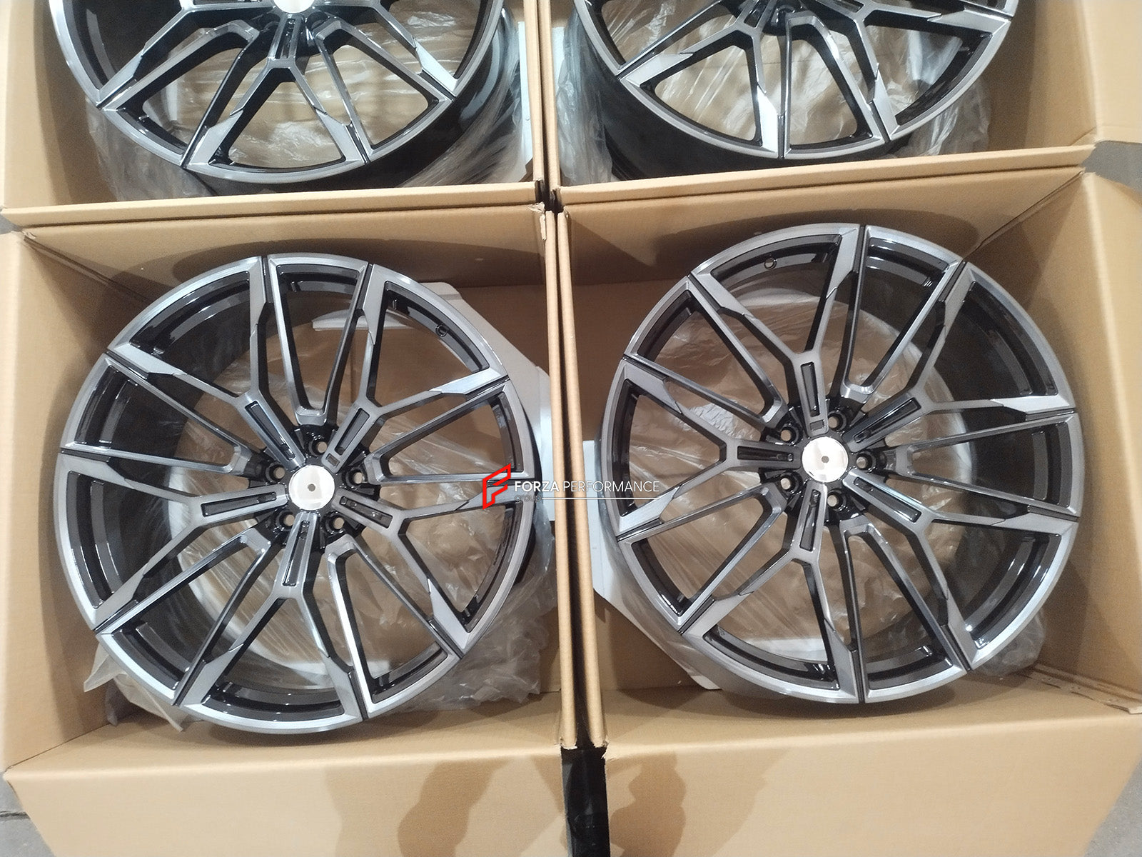 FORZA PERFORMANCE 22 INCH FORGED WHEELS RIMS for BMW X7 M60i G07 2018 custom fit OEM 826M
