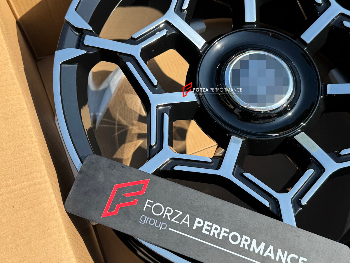 22 INCH FORGED WHEELS RIMS for ROLLS-ROYCE GHOST II 2022 custom fit OEM BLACK BADGE WHEELS