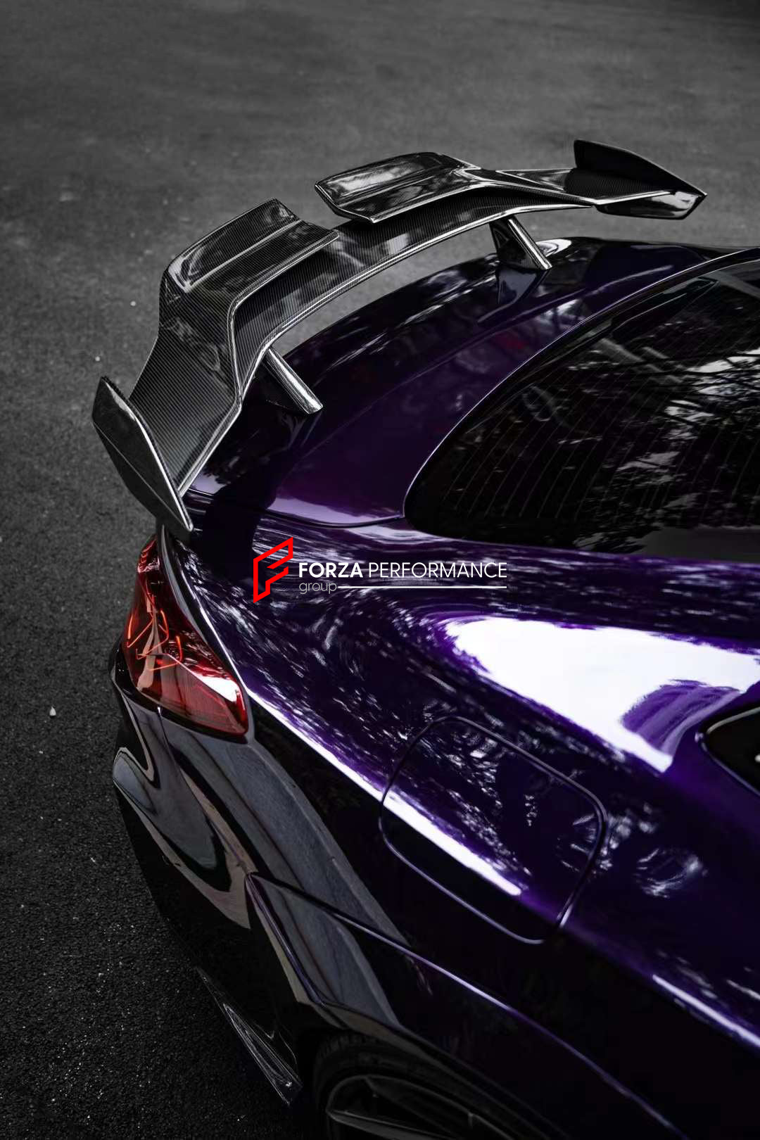 WIDE CARBON BODY KIT for BMW M4 G82/G83 2021+  Set includes:  Front Bumper Wide Fenders Side Skirts Rear Bumper Exhaust Tips