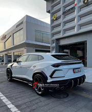 CARBON BODY KIT for LAMBORGHINI URUS 2018+  Set includes:  Front Lip Rear Diffuser Side Skirts Door Trims Side Fenders Side Mirror Covers Front Canards Rear Canards Roof Spoiler Rear Spoiler