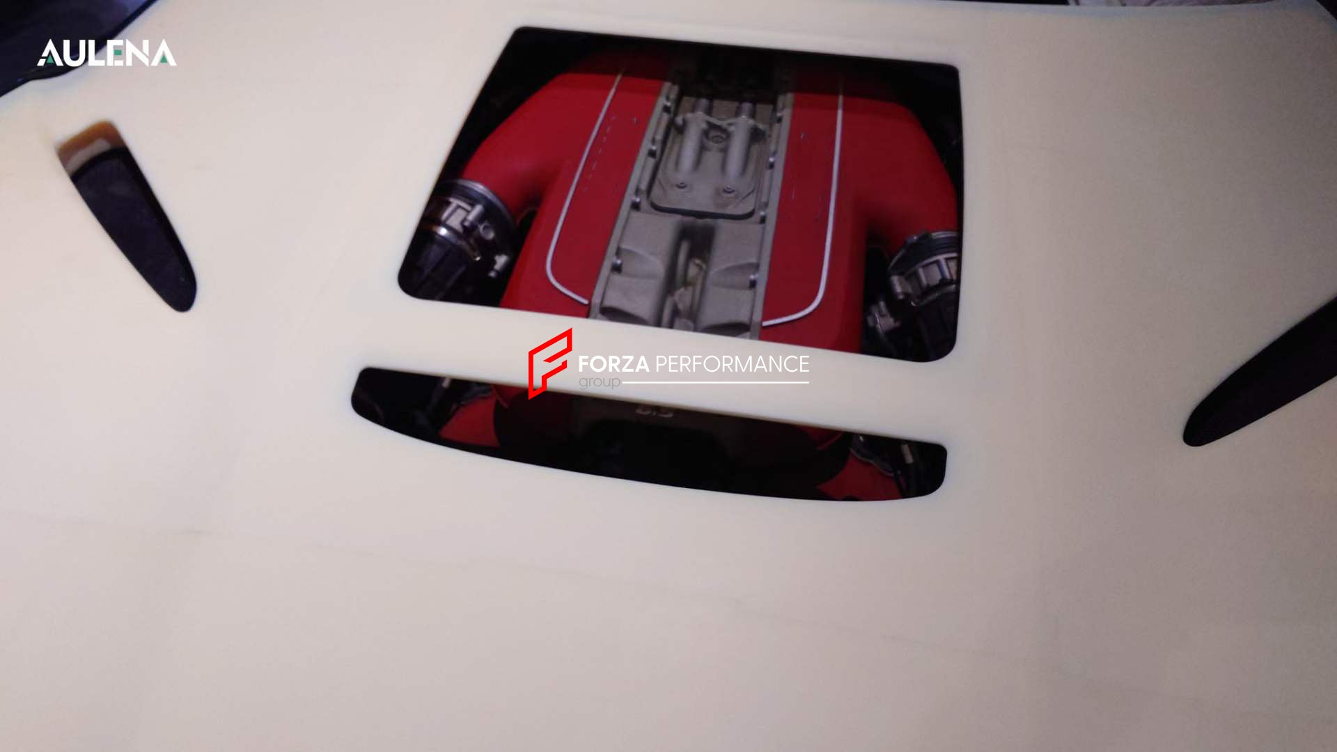 DRY CARBON HOOD WITH TRANSPARENT COVER for FERRARI 812 SUPERFAST  Set includes:  Hood with Transparent Cover