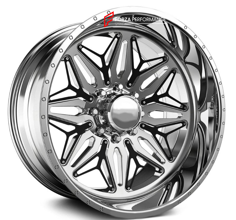 FORGED DUALLY TRUCK FORGED WHEELS RIMS for GMC SIERRA 3500HD DRW T1XX HD 2020 - 2023