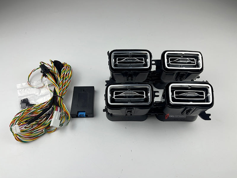 Air vents with ambient lights for Mercedes Benz GLS X167 2019+