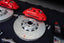 In the photos above you can see an installed Forza Performance Group set of large front brakes for the MERCEDES-BENZ GLE 53 W167 2018 with 400x38mm brake discs by 20-inch brake rotors. Current set includes: 2x Brake calipers AMG 2x Brake discs 400x38mm 2x Brake caliper adapters 4x Brake Pads 2x Brake hoses and installation kits with nipples