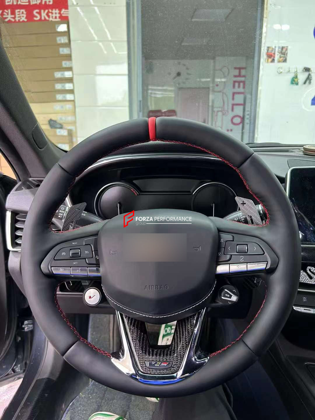BLACKWING STEERING WHEEL for CADILLAC CT4 | CT5 2019+  Set includes:  Steering Wheel