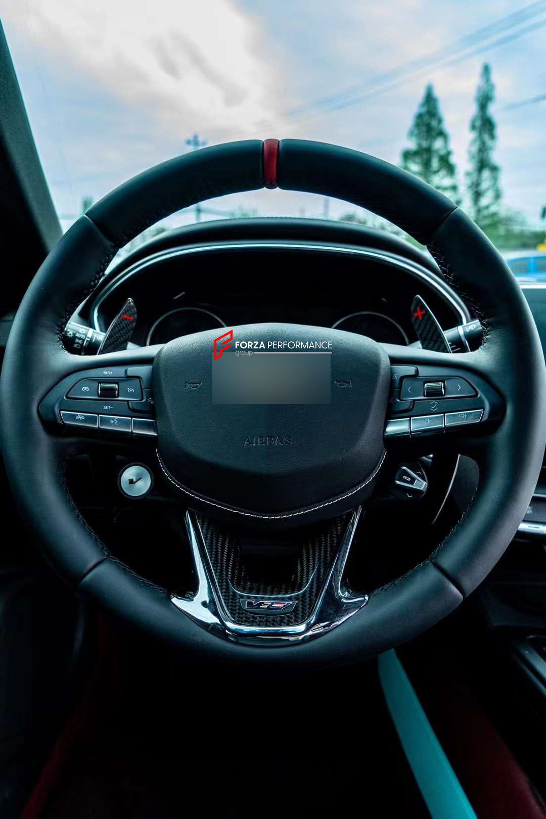 BLACKWING STEERING WHEEL for CADILLAC CT4 | CT5 2019+  Set includes:  Steering Wheel