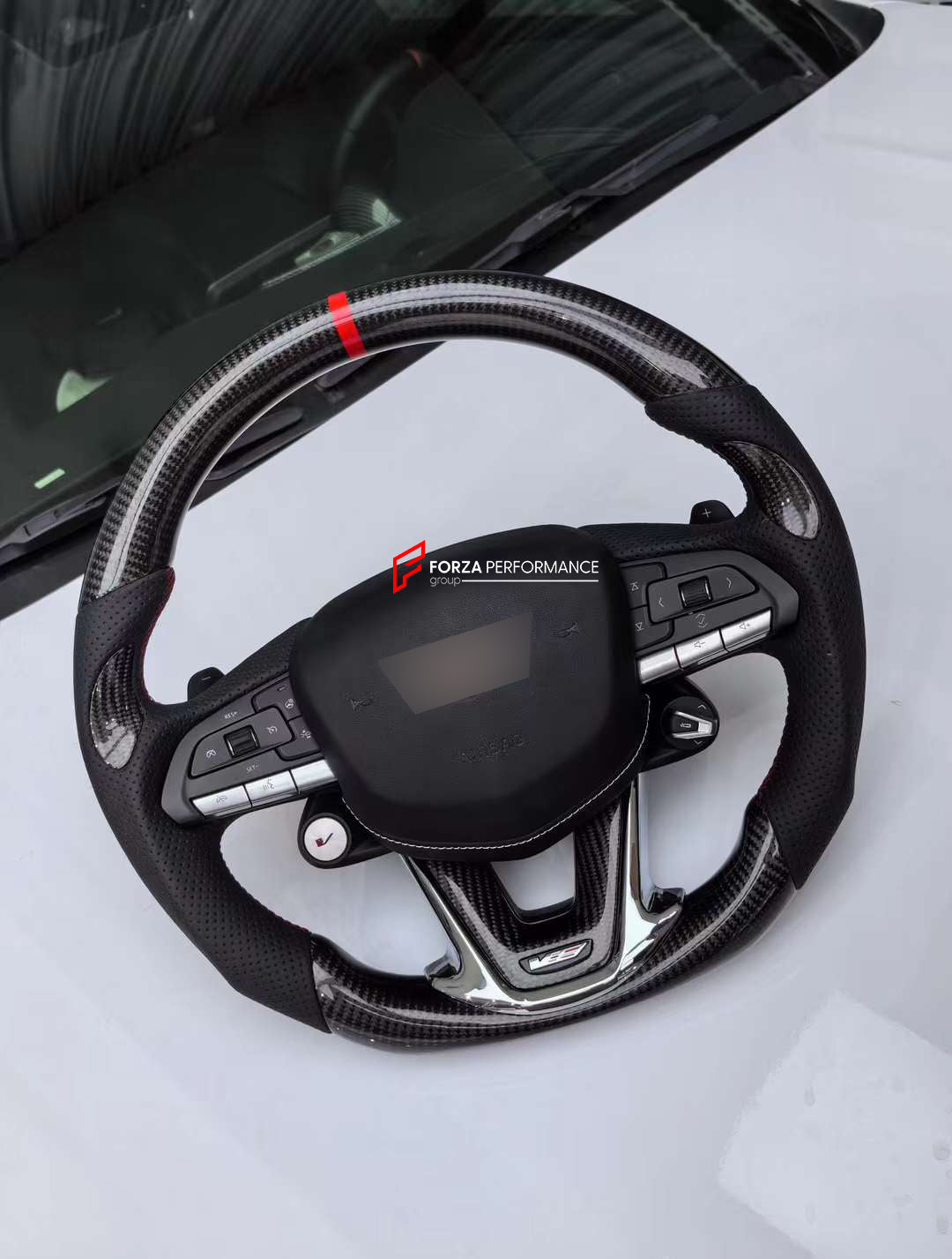 BLACKWING STEERING WHEEL for CADILLAC CT4 | CT5 2019+  Set includes:  Steering Wheel