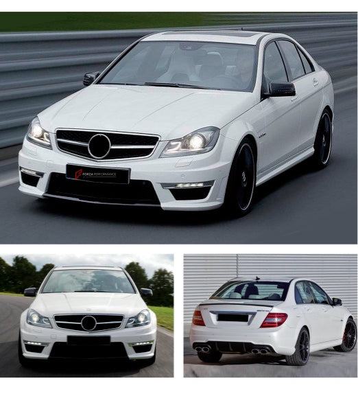 C63 Style Body Kit for C-Class W204 2011-2015