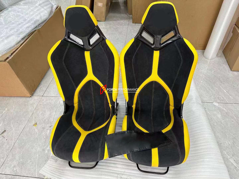 CARBON BUCKET SEATS for LAMBORGHINI | SENNA SVJ STYLE