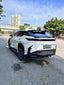 CARBON BODY KIT for LEXUS RZ 300E 450E 2023+ Set includes: Front Lip Front Bumper Trims Fender Flares Side Skirts Roof Spoiler Rear Spoiler Rear Bumper Trims Rear Diffuser