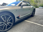 CARBON FIBER BODY KIT for BENTLEY CONTINENTAL GT V8 W12 CABRIO 2017+  Set includes: Front Lip Side Skirts Rear Diffuser Trunk Wing Lid