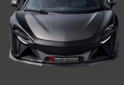 CARBON HEADLIGHT COVERS for MCLAREN ARTURA 2021+
Set includes:
Headlight Covers 
Material: Carbon Fiber
NOTE: Professional installation is required.
