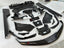 CARBON OEM GENUINE PARTS for FERRARI SF90 2021+ Set includes: Front Lip Front Trims Side Skirts Side Vents Rear Diffuser Rear Spoiler Wing Material: Carbon Fiber NOTE: Professional installation is required. Contact us for pricing