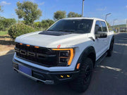 CONVERSION RAPTOR STYLE BODY KIT FOR FORD F-150 2021+
Set includes:
Front Lip
Hood/Bonnet
Center Grille
Under Grille
Rear Bumper
Side Fenders
Side Fender Flares
Side Steps