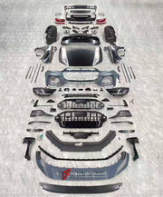 CONVERSION BODY KIT for AUDI Q7 4L FACELIFT 2009 - 2015 upgrade to Q7 4M FACELIFT 2019 - 2024
Set includes:
Front Bumper Assembly
Front Lip
Front Grille
Headlights
Hood/Bonnet
Fender Flares
Roof Spoiler
Trunk
Tail Lights
Rear Bumper
Rear Bumper Assembly
Rear Diffuser
Exhaust Tips
Material: Plastic, Stainless Steel 
NOTE: Professional installation is required.