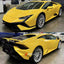 CONVERSION BODY KIT for LAMBORGHINI HURACAN LP580 LP610 2015+ to TECNICA
Set includes:
Front Bumper
Rear Bumper
Exhaust Tips (Stainless Steel)