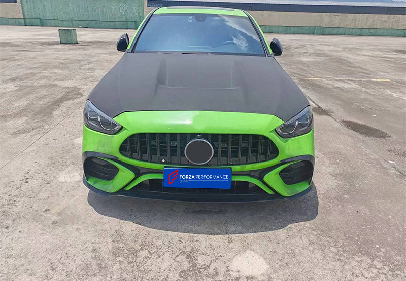CONVERSION BODY KIT for MERCEDES BENZ C-CLASS W205 2015 - 2021 UPGRADE to W206 C63 AMG 2022+ FACELIFT
Set includes:
Front Bumper Assembly
Head Lights
Front Grille
Hood Bonnet
Front Fenders
Rear Trunk
Tail Lights
Exhaust Tips
Rear Bumper Assembly
Material: Plastic
NOTE: Professional installation is required.