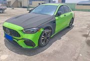 CONVERSION BODY KIT for MERCEDES BENZ C-CLASS W205 2015 - 2021 UPGRADE to W206 C63 AMG 2022+ FACELIFT
Set includes:
Front Bumper Assembly
Head Lights
Front Grille
Hood Bonnet
Front Fenders
Rear Trunk
Tail Lights
Exhaust Tips
Rear Bumper Assembly
Material: Plastic
NOTE: Professional installation is required.