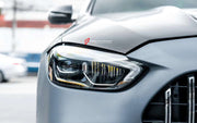 CONVERSION BODY KIT for MERCEDES BENZ C-CLASS W205 2015 - 2021 UPGRADE to W206 C63 AMG 2022+ FACELIFT
Set includes:
Front Bumper Assembly
Head Lights
Front Grille
Hood Bonnet
Front Fenders
Rear Trunk
Tail Lights
Exhaust Tips
Rear Bumper Assembly
Material: Plastic
NOTE: Professional installation is required.