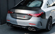 CONVERSION BODY KIT for MERCEDES BENZ C-CLASS W205 2015 - 2021 UPGRADE to W206 C63 AMG 2022+ FACELIFT
Set includes:
Front Bumper Assembly
Head Lights
Front Grille
Hood Bonnet
Front Fenders
Rear Trunk
Tail Lights
Exhaust Tips
Rear Bumper Assembly
Material: Plastic
NOTE: Professional installation is required.