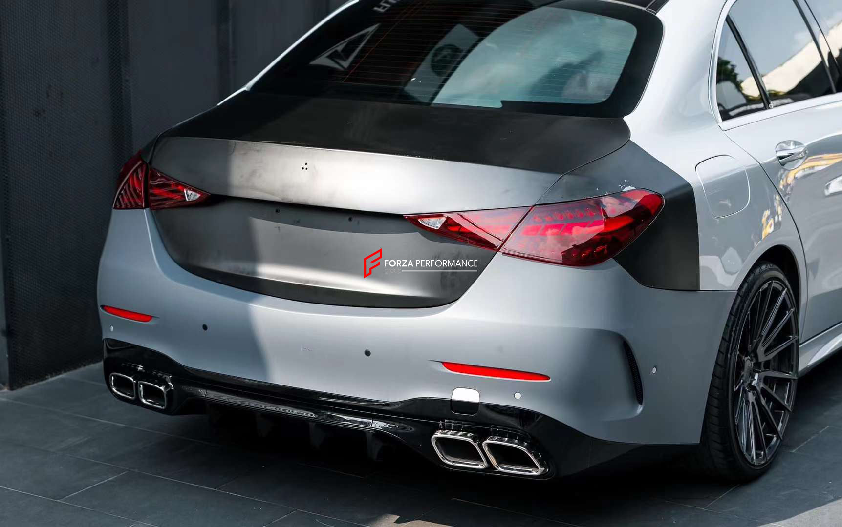 CONVERSION BODY KIT for MERCEDES BENZ C-CLASS W205 2015 - 2021 UPGRADE to W206 C63 AMG 2022+ FACELIFT
Set includes:
Front Bumper Assembly
Head Lights
Front Grille
Hood Bonnet
Front Fenders
Rear Trunk
Tail Lights
Exhaust Tips
Rear Bumper Assembly
Material: Plastic
NOTE: Professional installation is required.