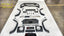 UPGRADE FACELIFT BODY KIT for MERCEDES-BENZ G-CLASS W464 2018 - 2024 to G63 W465 AMG 2025 Set includes: Front Bumper Headlight Covers Front Grille (Silver or Black) Fender Flares