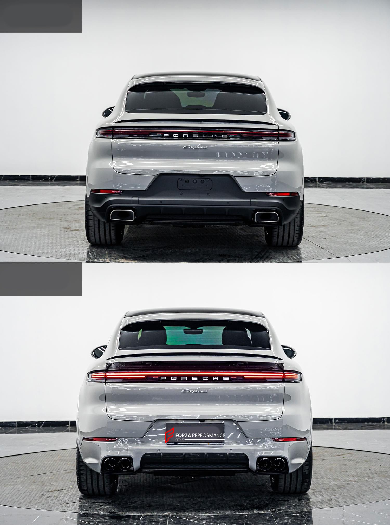 CONVERSION BODY KIT for PORSCHE CAYENNE 9YA 2018 - 2023 to TURBO GT 2024
Set includes:
Front Bumper
Fender Flares
Side Skirts
Rear Diffuser